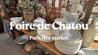【Foire de Chatou】🇫🇷フランス最大級の蚤の市でアンティーク＆ヴィンテージ巡り｜Paris Vlog