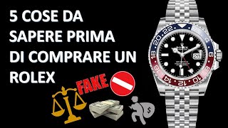 5 cose da sapere prima di comprare Rolex