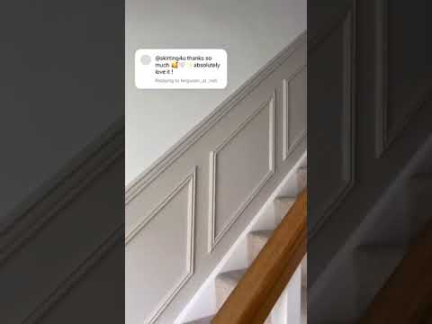 @ferguson_at_no5 smashed her wall panelling project ✨👏 Adding panelling to your staircase and hallw