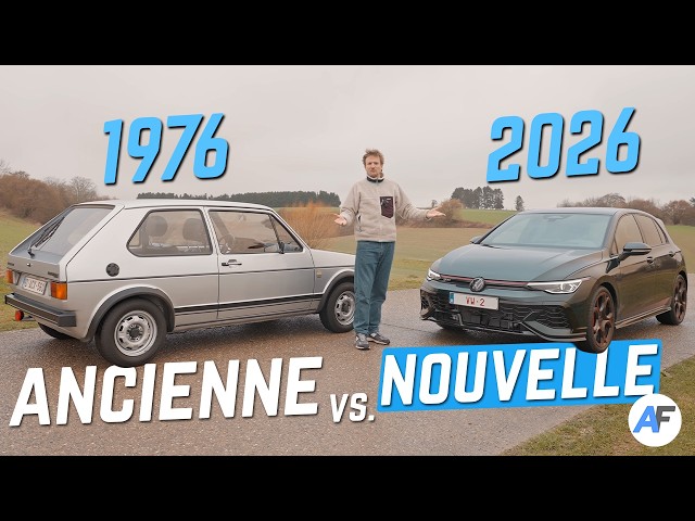La VW Golf GTI Edition 50 face à la Golf 1 GTI de 1976 !