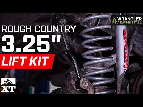 Jeep Wrangler Rough Country 3.25" Lift Kit - Shocks (2003-2006 TJ 6 Cyl) Review & Install