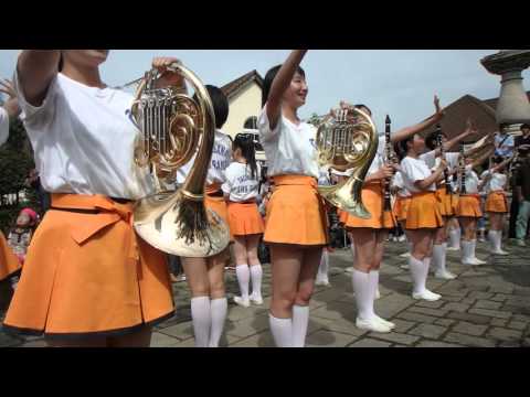 京都橘高等学校 吹奏楽部 (ホルン horn) ブルーメンパレード 2016