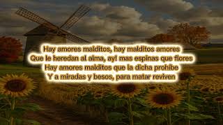Vicente Fernández Amores Malditos-Letra