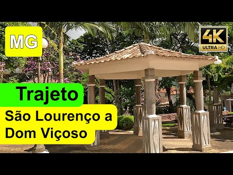 Trajeto São Lourenço - Circuito das Águas - a Dom Viçoso - MG
