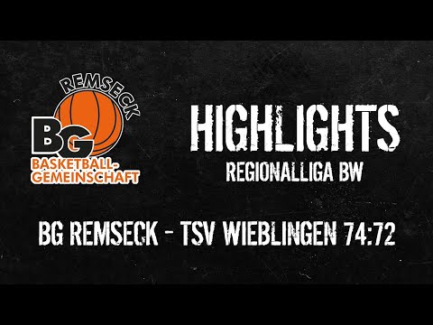 Highlights: BG Remseck - TSV Wieblingen Füchse (Regionalliga BW)