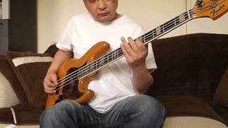 " Apache / Bulldog / Pipeline "  Playing E.Bass in The Ventures style
