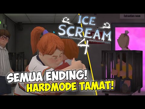 ICE SCREAM 4 - HARD MODE Apa Ada Ending Baru?