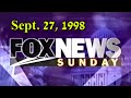 FOX News Sunday Sept 27 1998