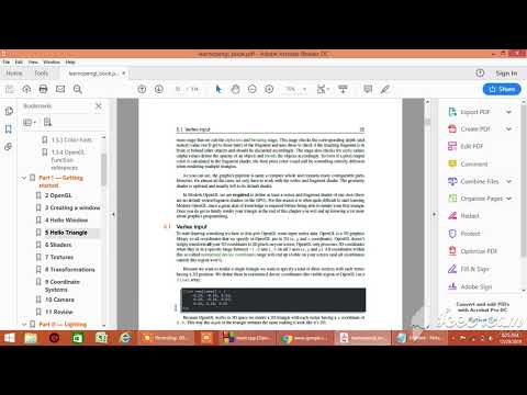 #23  openGL tutorial   Vertex input
