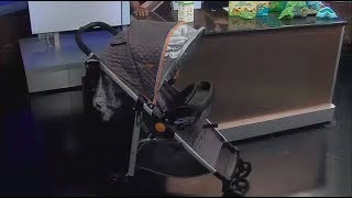 WXIX Features Delta Children J is for Jeep Stroller