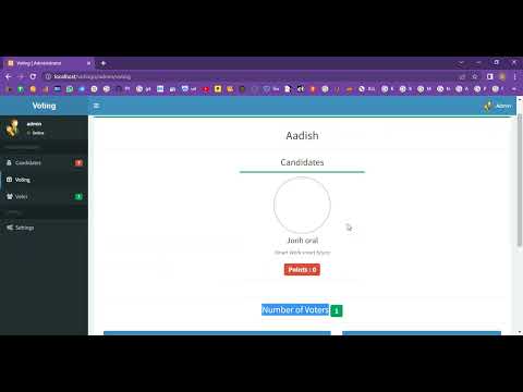 Voting System in PHP Application Projects