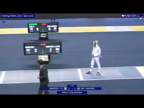 Challenge Monal 2022 SME - P128 - Garozzo ITA v Sanchez-Leth GBR