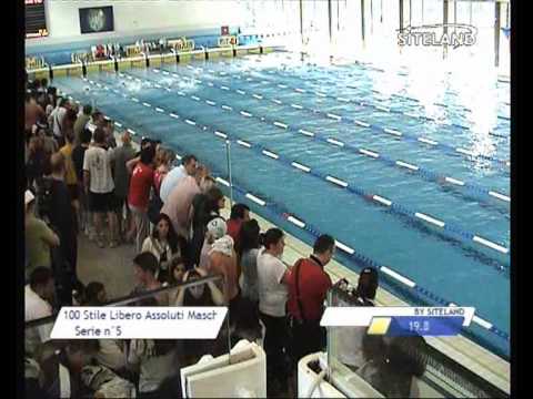 Serie 5 dei 100 Stile Libero  Assoluti M Agonisti - 7 Meeting City of Lignano