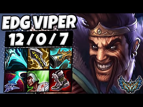 Draven vs Xayah ADC [ EDG Viper ] Patch 12.10 Korea Challenger ✅