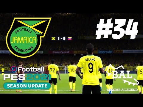 PES 2021 | BECOME A LEGEND | THE JAMAICAN WONDERKID | EPISODE 34 | NATIONAL DUTY