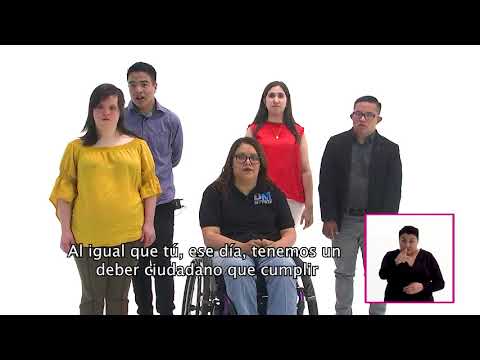 Image of the video: Mexico's National Electoral Institute Encourages Persons with Disabilities to Vote