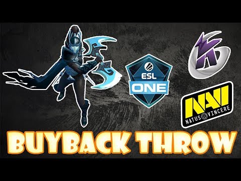 BuyBack Throw 322? — Navi vs Keen ESL Dota 2