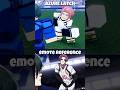 Azure Latch Emote Vs Meme Reference Comparison Roblox Azurelatch Bluelock Shorts