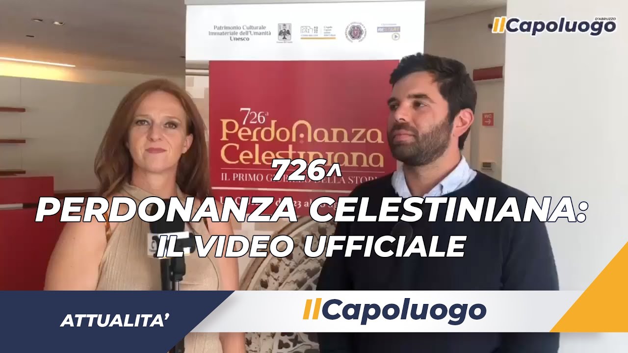 726a Perdonanza 2020, L’Aquila rinasce ogni volta: il video ufficiale