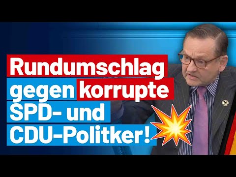 Kay Gottschalk entlarvt💥 korrupte SPD- und CDU-Politiker! AfD-Fraktion im Bundestag