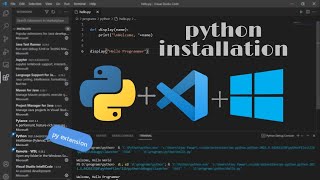 How to Run Python on VS Code Editor | Installation of Python And VS code Editor | Python in VS code