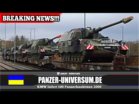 Ukraine bestellt 100 Panzerhaubitzen 2000 bei KMW - Breaking News