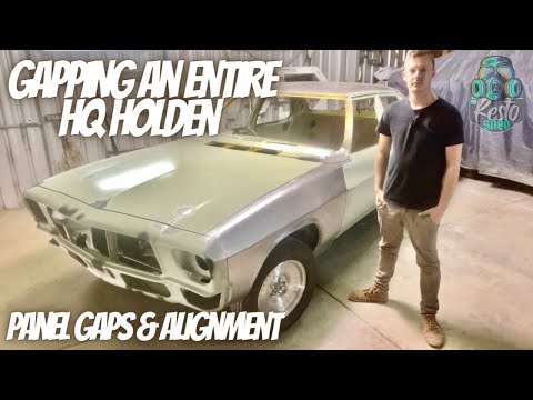 Gapping an entire HQ Holden Kingswood - Panel Gaps & Alignment - The Resto Shed