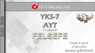 FELSEFE YKS 7 AYT (73107)