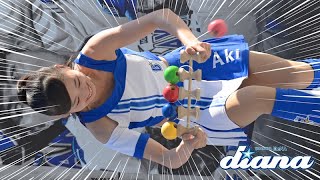 ★縦動画★《プロ野球 チアリーダー》横浜DeNAベイスターズ　diana　ディアーナ　2024　Aki けん玉　baystars cheerleader  《BraveTV》