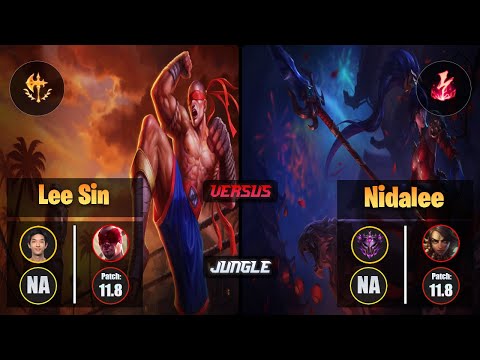 Blaber LEE SIN (Jungle) [Conqueror] VS NIDALEE - Master NA Patch 11.8