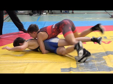 Wrestling, Sparkassenpokal Jena 2025, Freestyle, U17, 55 kg, Wagenknecht - Obenauf