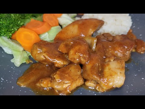 Pollo en Salsa BBQ! una receta fácil y rapida!