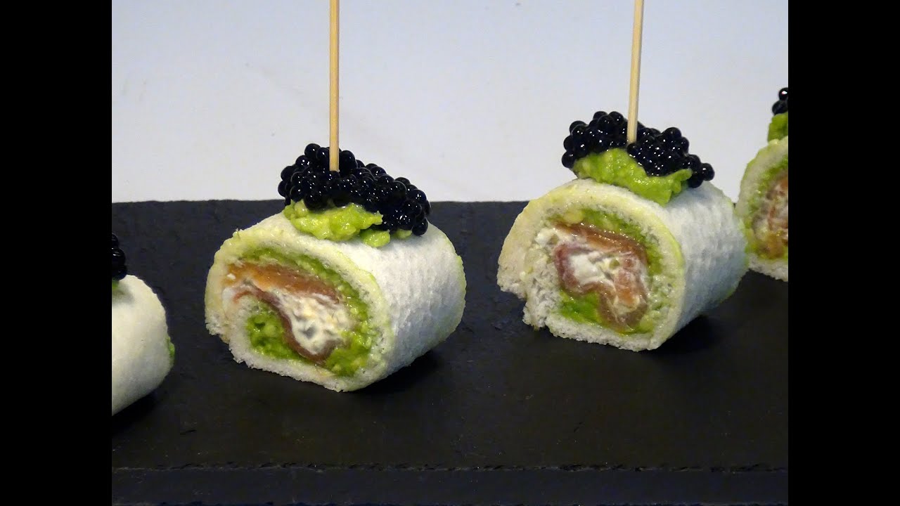 Receta Rollitos de salmón con aguacate y salsa tártara - recetas para navidad - Loli Domónguez
