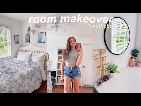 extreme room makeover *aesthetic + pinterest inspired*