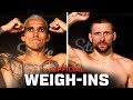 Oliveira Vs Gamrot Weigh Ins UFC Rio