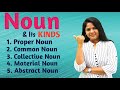 Noun And Its Kinds Proper Common Collective Material Abstract In ENGLISH GRAMMAR