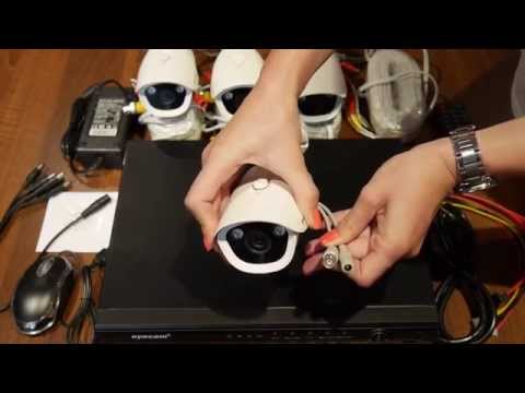 Kit Supraveghere AHD 5005 - 1MP 4 Camere exterior 30M - www.1cctv.ro