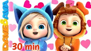 💘   Skidamarink - Happy Valentine’s Day! | Dave and Ava Nursery Rhymes and Baby Songs💘