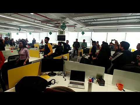 Zumba warm up on fridays in globallogic