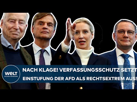 DEUTSCHLAND: Nach Klage! Verfassungsschutz setzt Einstufung der AfD als rechtsextrem aus