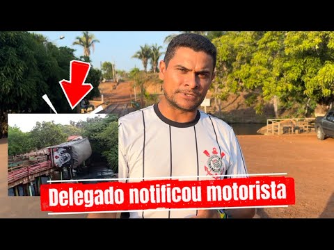 Ponte em Fernando Falcão-MA caiu e delegado notificou o motorista 