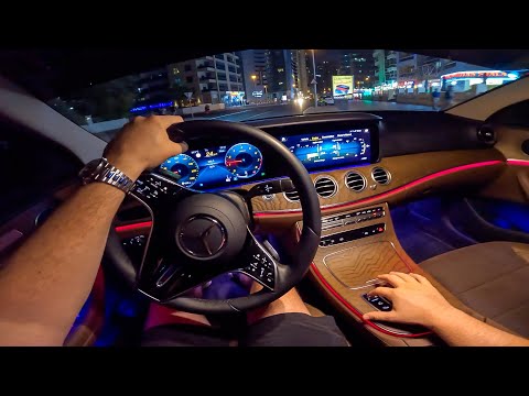 NEW Mercedes E-Class Night POV Drive Review!