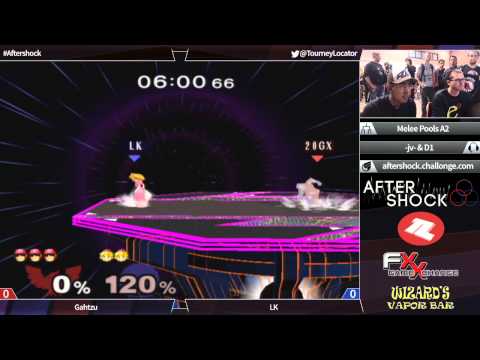 Aftershock Melee - LK (Peach) vs Gahtzu (C Falcon) - Pools