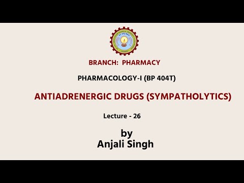 Antiadrenergic Drugs (Sympatholytics)
