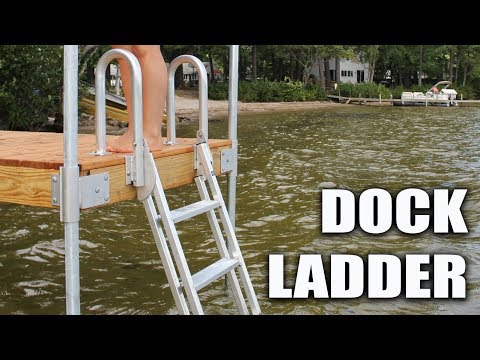 Dock Ladder that's easy to climb