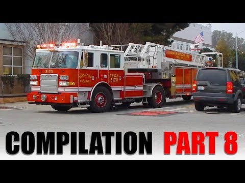 Fire Trucks and Ambulances Responding Compilation | Part 8