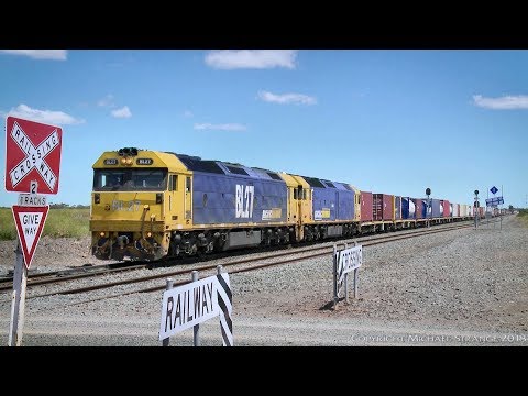 Mildura to Melbourne 7902V Freight Train - PoathTV Australian Railways