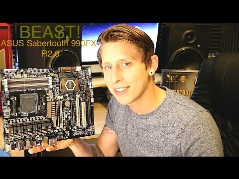 Asus Sabertooth 990FX R2.0 Unboxing! HENCH BOARD!