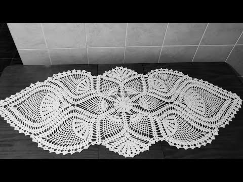 Crochet Vintage Pineapple Doily Centerpiece part 1/3