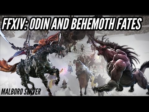 FFXIV: VS ODIN AND BEHEMOTH!!